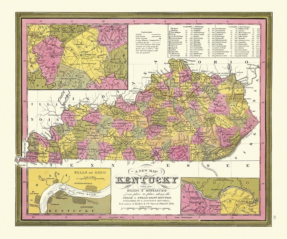 Kentucky - Mitchell 1846