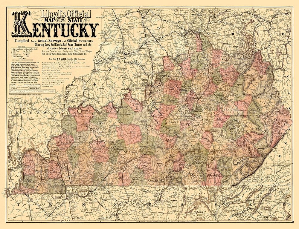 Kentucky - Lloyd 1862