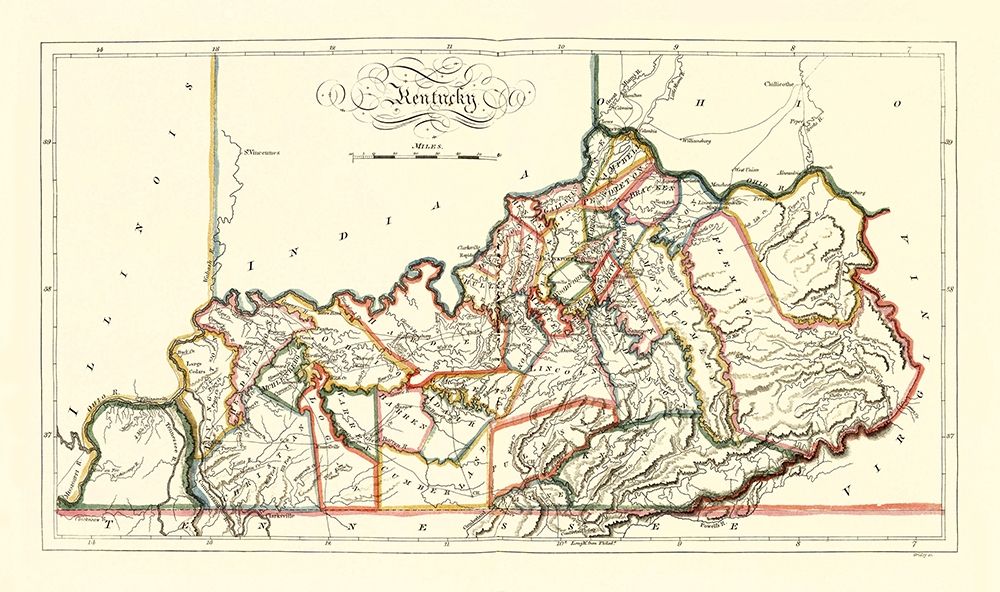 Kentucky - Gridley 1814