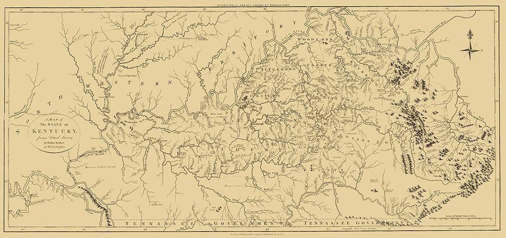 Kentucky - Debrett 1795