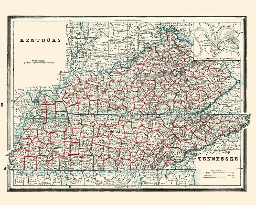 Kentucky, Tennessee - Rathbun 1893