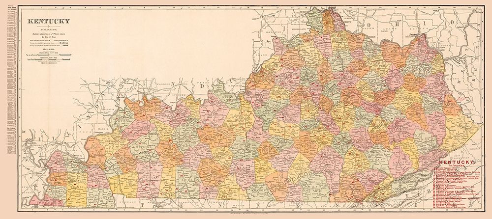 Kentucky Railroads -1905