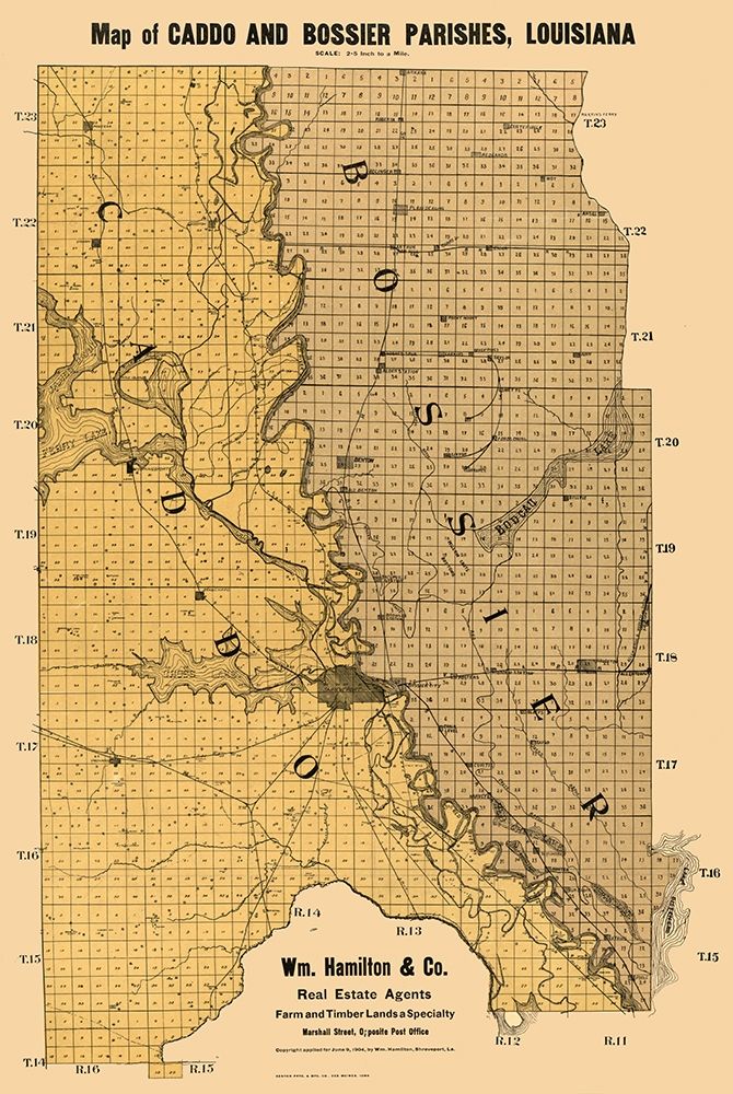 Caddo Bossier Parishes Louisiana - Kenyon 1904