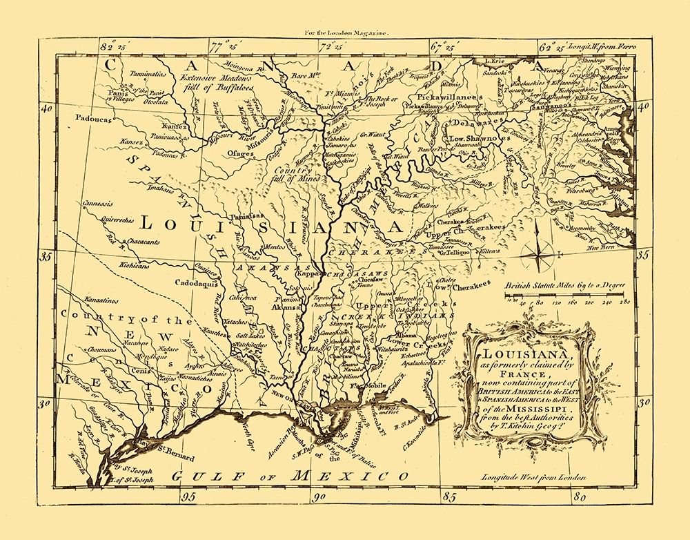 Louisiana - Kitchin 1765