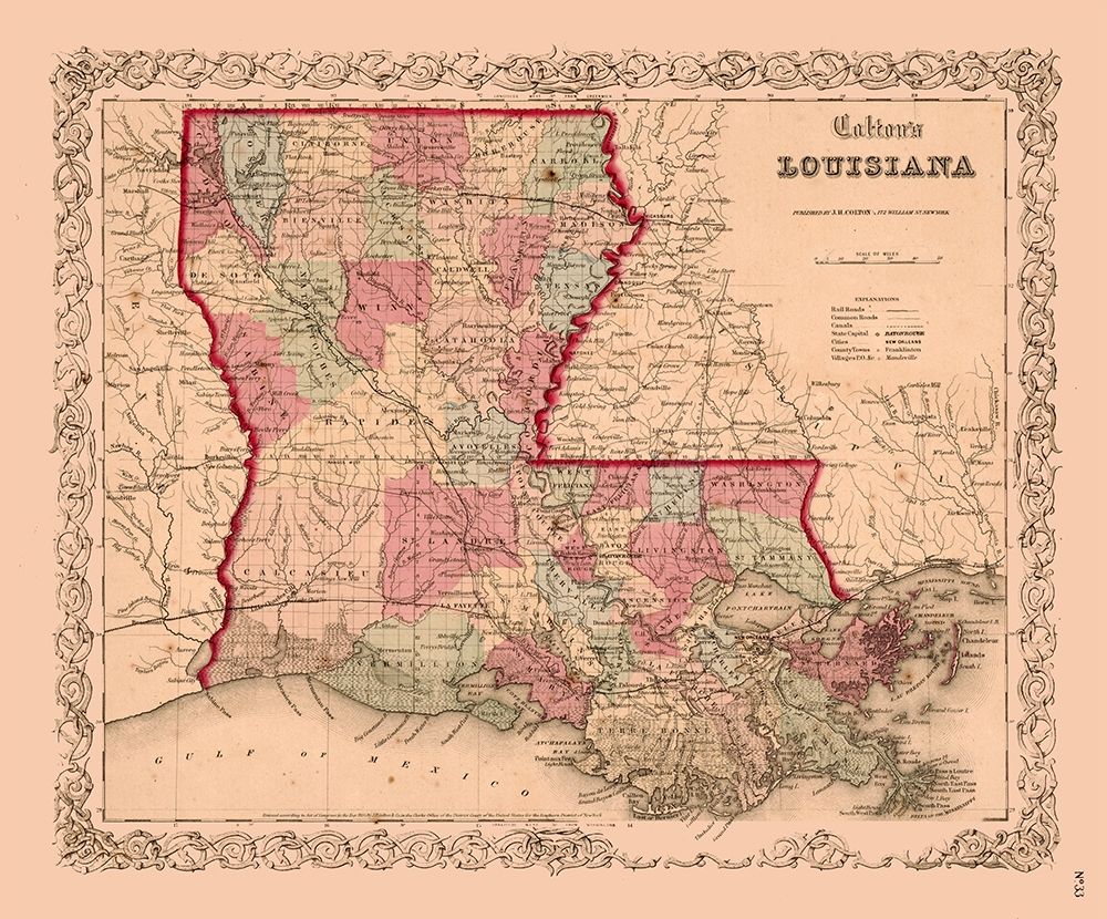 Louisiana - Colton 1855
