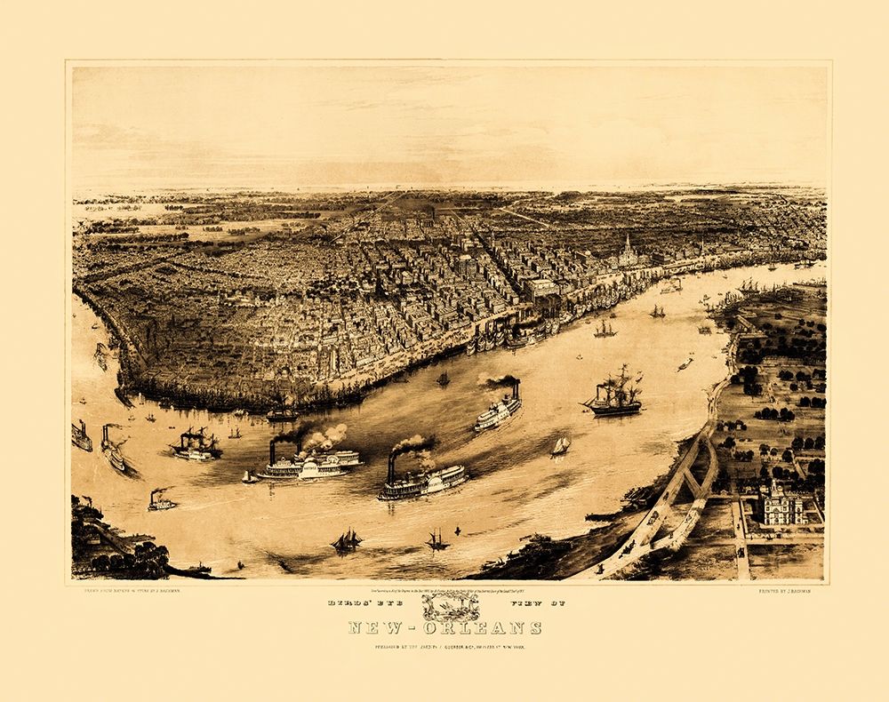 New Orleans Louisiana - Guerber 1851