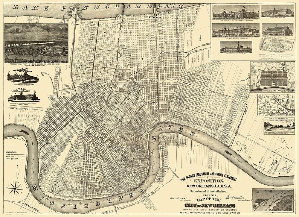 New Orleans Louisiana Expositiion - Burke 1890