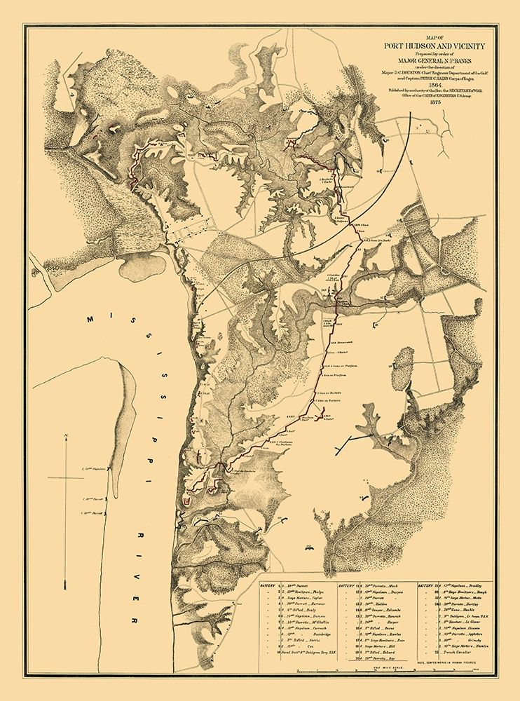 Port Hudson Louisiana - Houston 1875