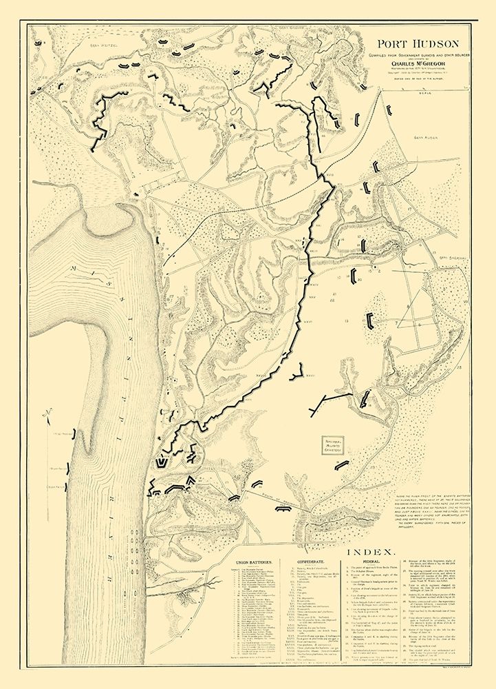 Port Hudson Louisiana - McGregor 1900