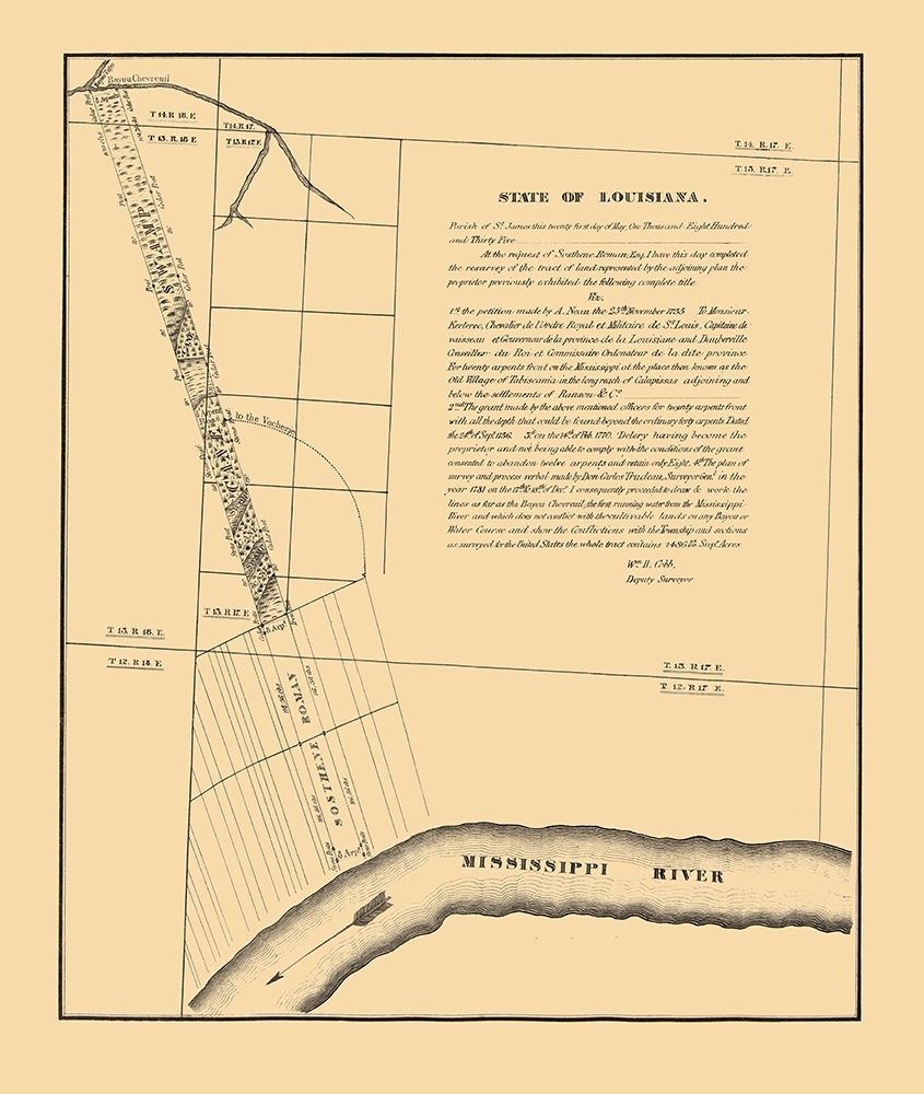 St James Louisiana - Cobb 1835