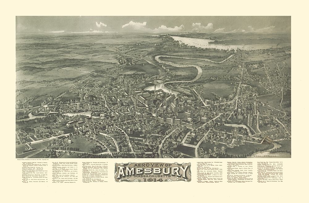 Amesbury Massachusetts - Bailey 1914