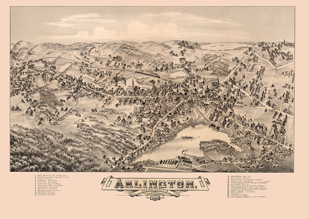 Arlington Massachusetts - Bailey 1884