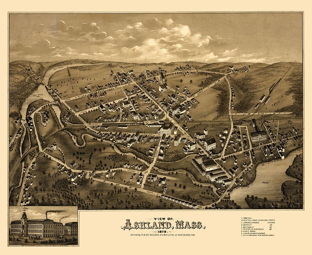 Ashland Massachusetts - Bailey 1878