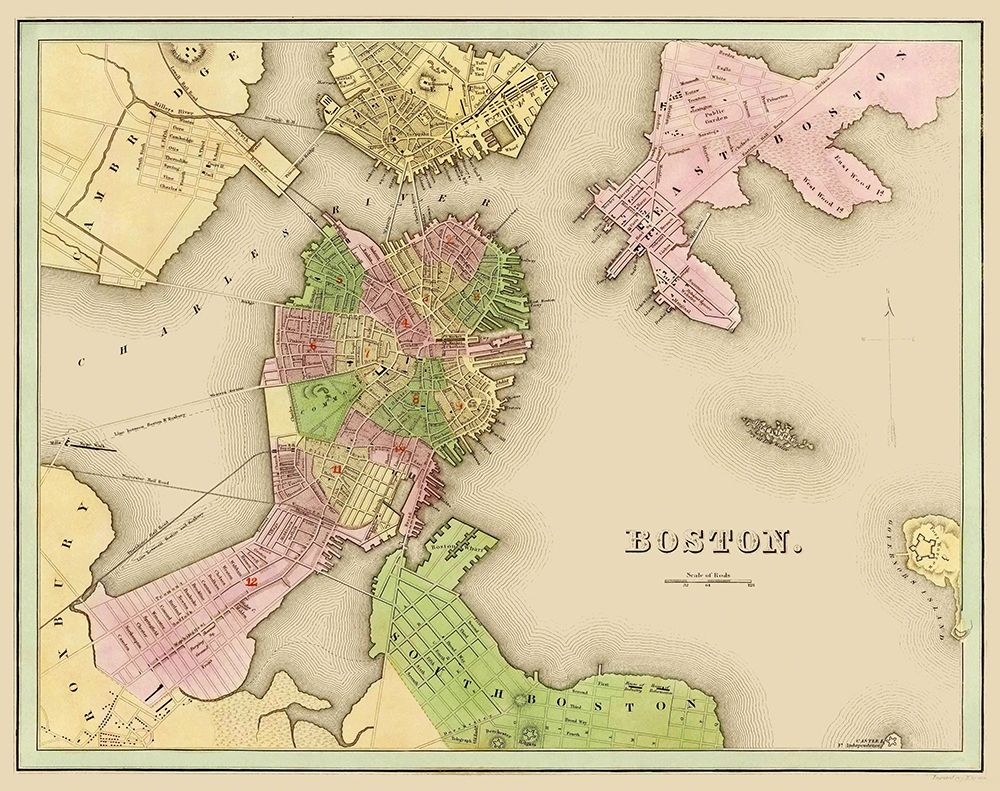 Boston Massachusetts - Castle 1841