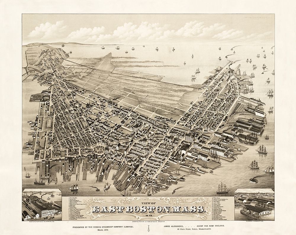 Boston East Massachusetts - Bailey 1879