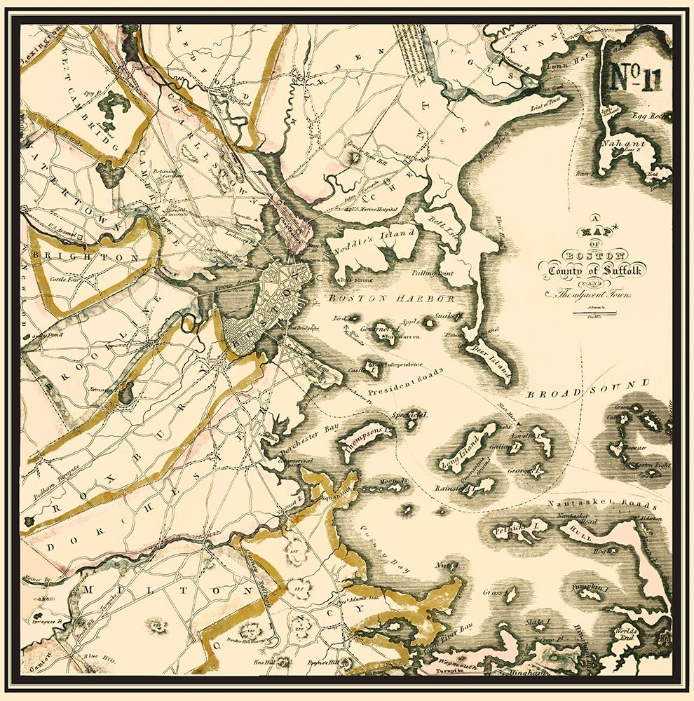 Boston Massachusetts - Bowen 1830