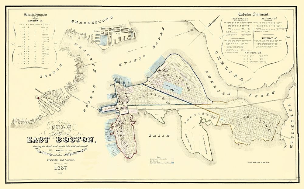 East Boston Massachusetts - Moore 1837