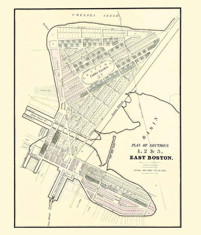 East Boston Massachusetts - Pendleton 1834