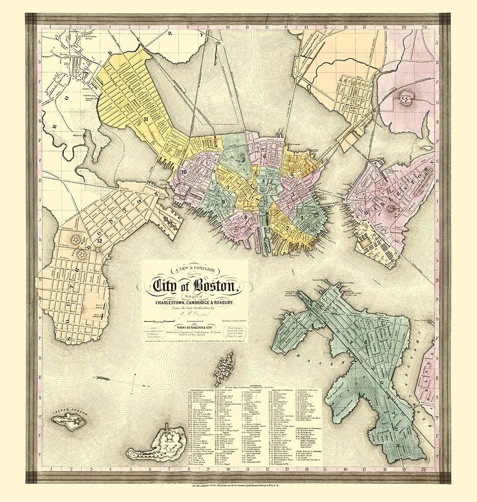 Boston Massachusetts - Dearborn 1839