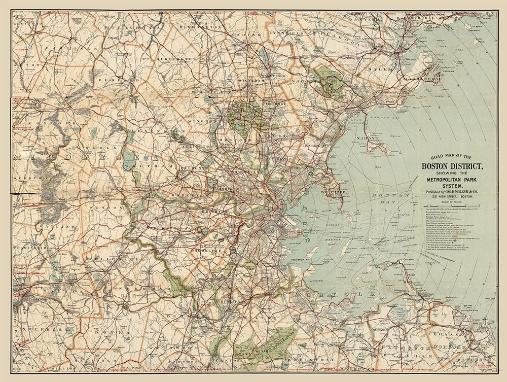Boston Massachusetts - Walker 1905