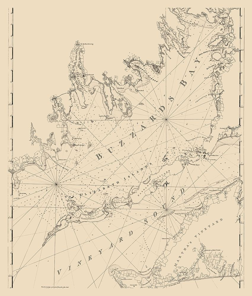 Buzzards Bay, Vineyard Sound - 1776