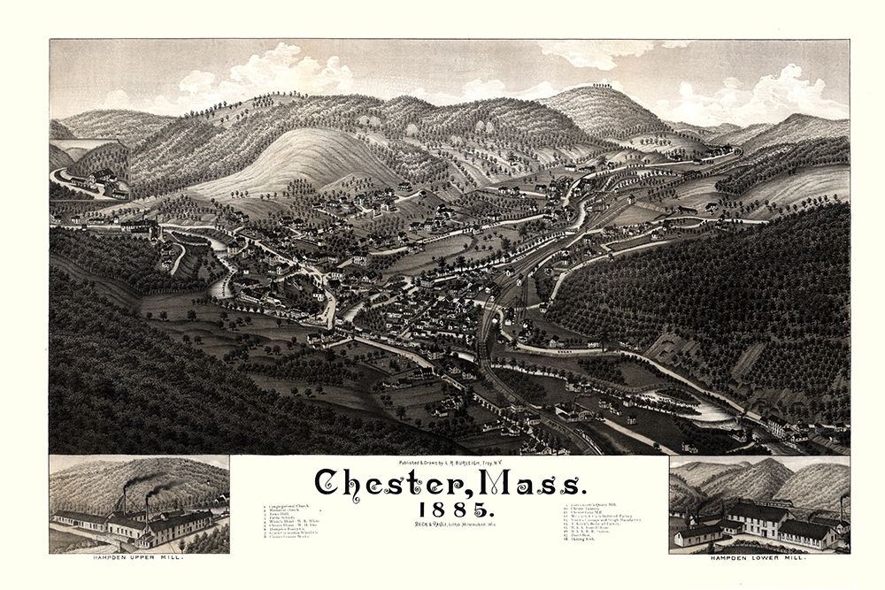 Chester Massachusetts - Burleigh 1885