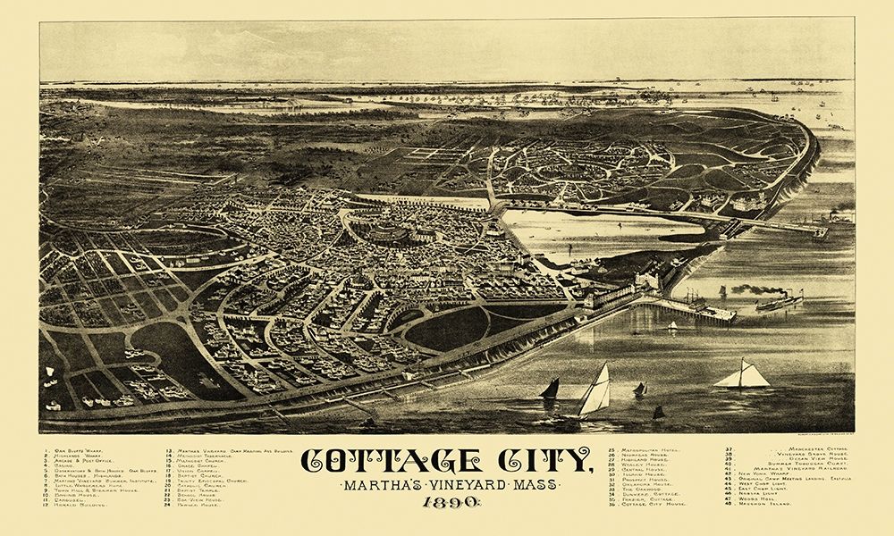 Cottage City Marthas Vinyard Massachusetts