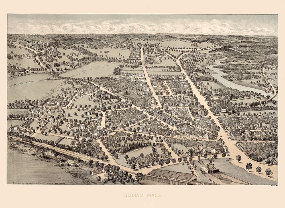 Dedham Massachusetts -1876