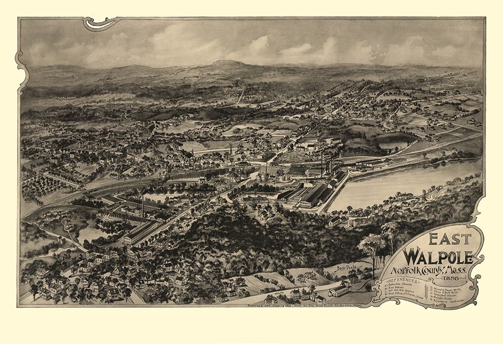 East Walpole Massachusetts - Poole 1898