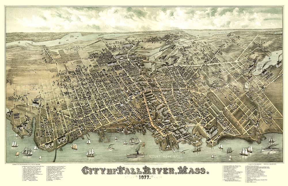 Fall River Massachusetts - Bailey 1877
