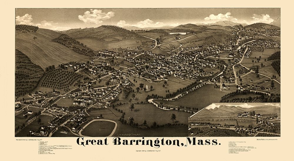 Great Barrington Massachusetts - Burleigh 1884