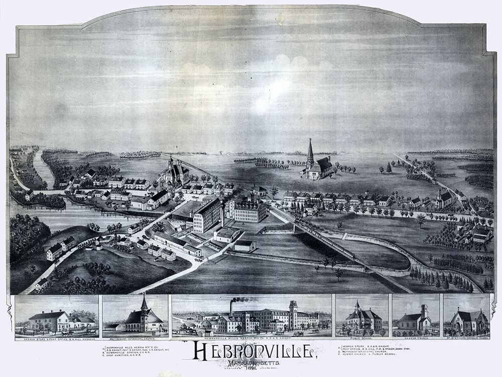 Hebronville Massachusetts - Bailey 1891