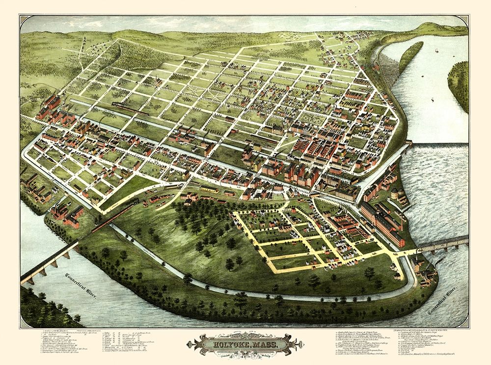 Holyoke Massachusetts - Bailey 1877
