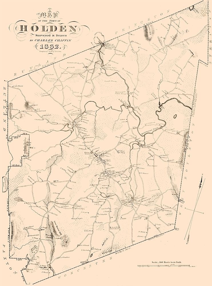 Holden Massachusetts - Chaffin 1832