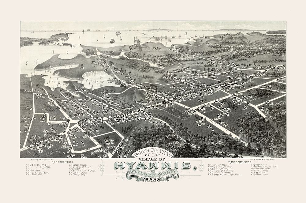 Hyannis Massachusetts - Walker 1884