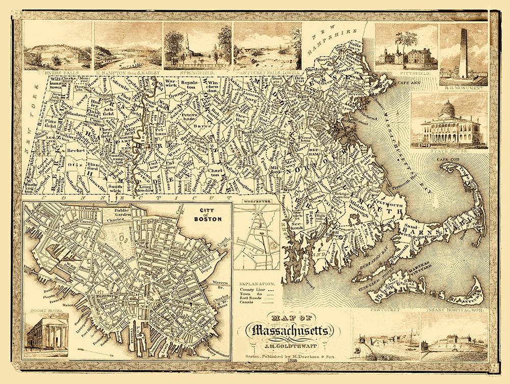 Massachusetts - Goldthwait 1838