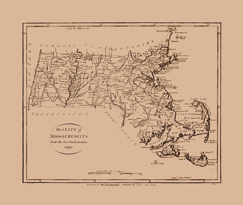 Massachusetts - Low 1799