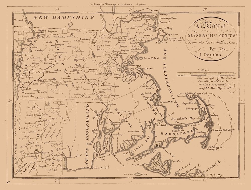 Massachusetts - Denifon 1796