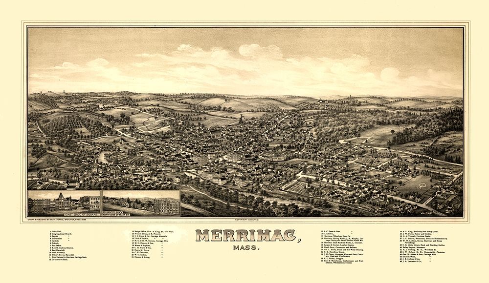 Merrimac Massachusetts - Norris 1889