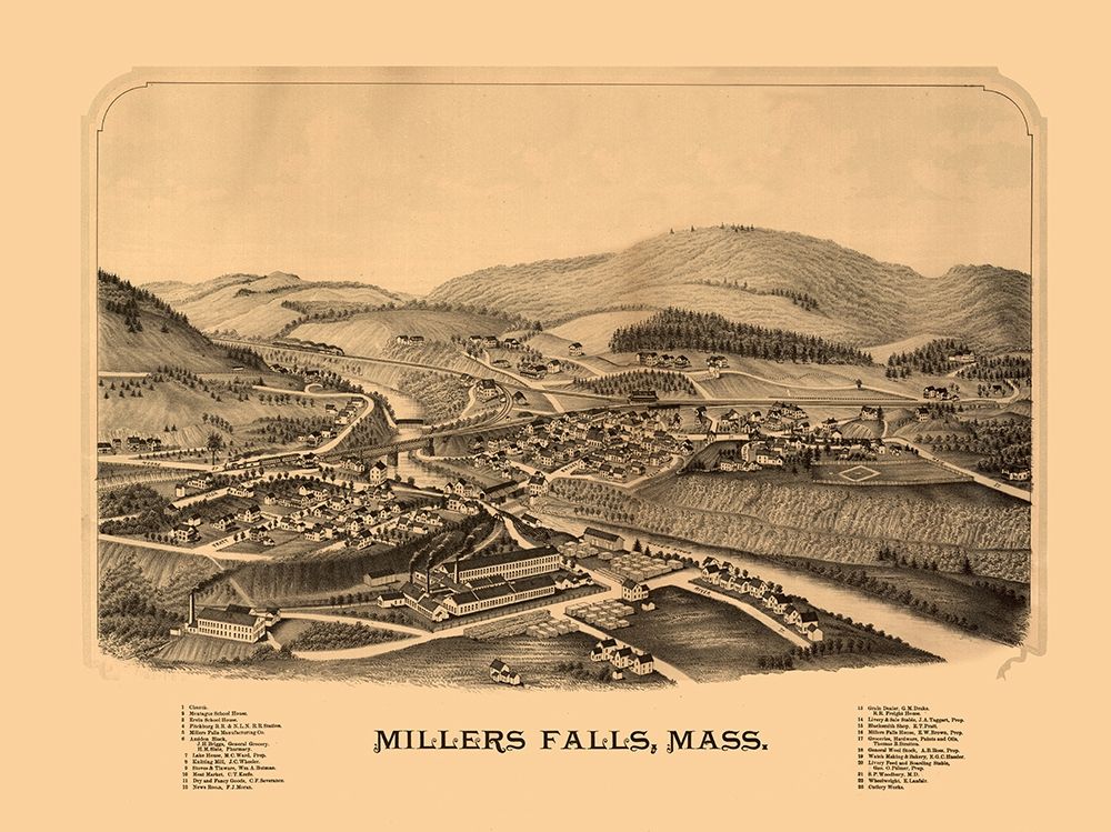 Millers Falls Massachusetts -1880