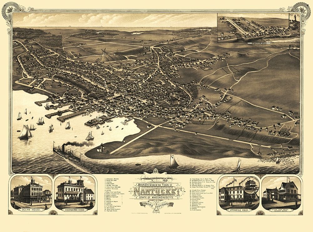 Nantucket Massachusetts - Stoner 1881