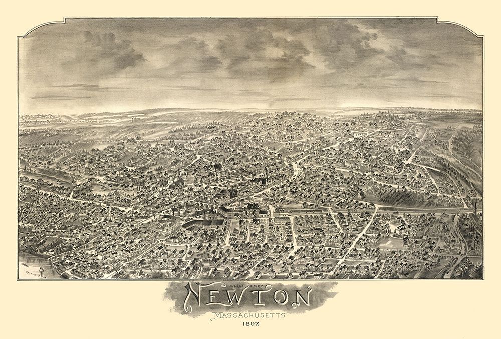 Newton Massachusetts - Bailey 1897