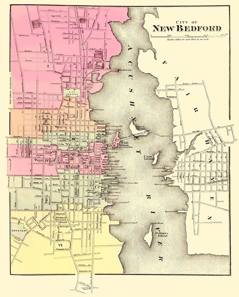 New Bedford Massachusetts - Walling 1871