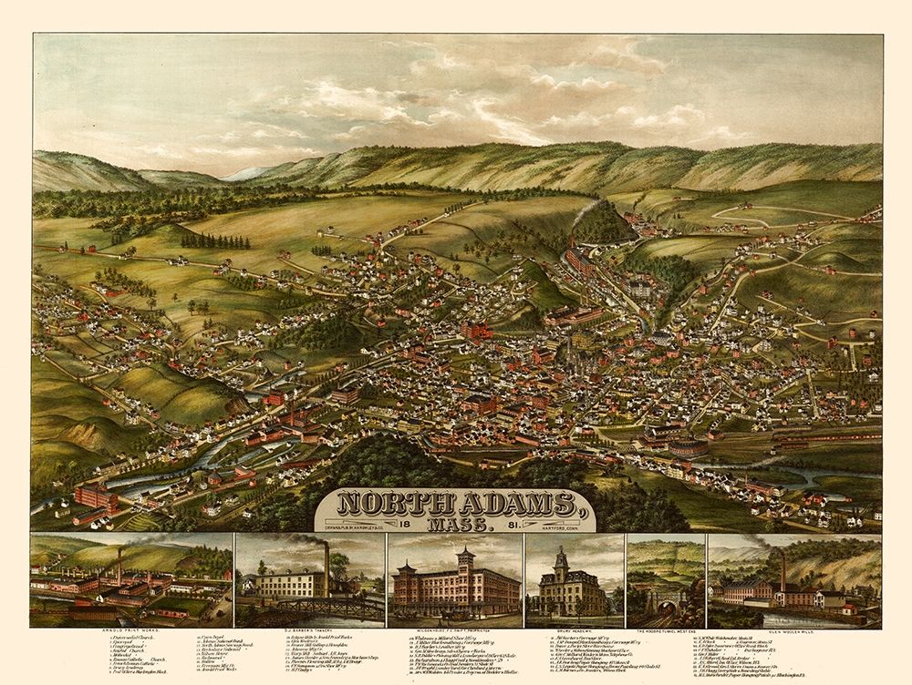 North Adams Massachusetts - Rowley 1881
