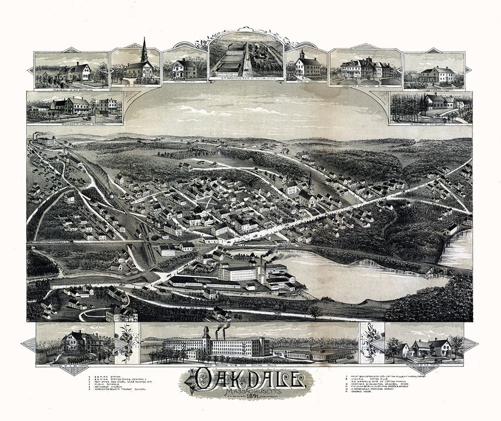 Oakdale Massachusetts - Bailey 1891