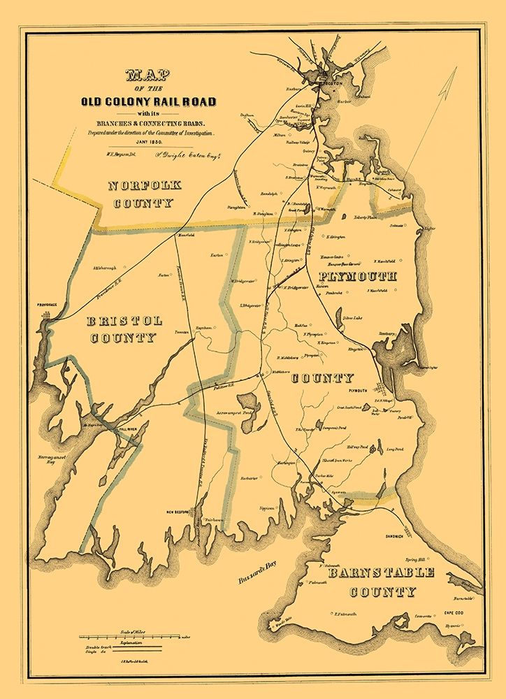 Old Colony Railroad - Bufford 1850