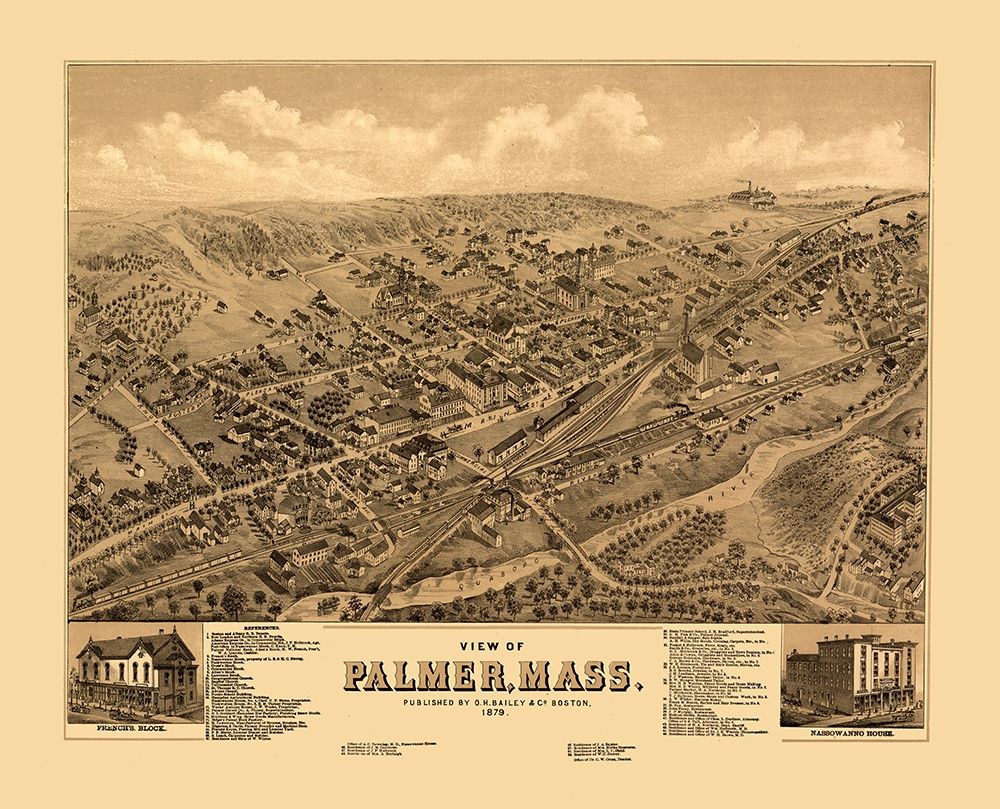 Palmer Massachusetts - Bailey 1879