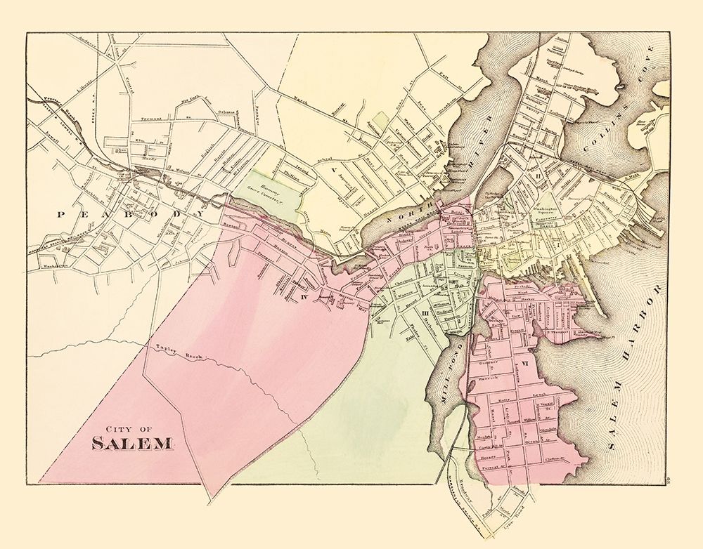 Salem Massachusetts - Walling 1871