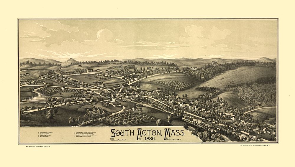South Acton Massachusetts - Burleigh 1886