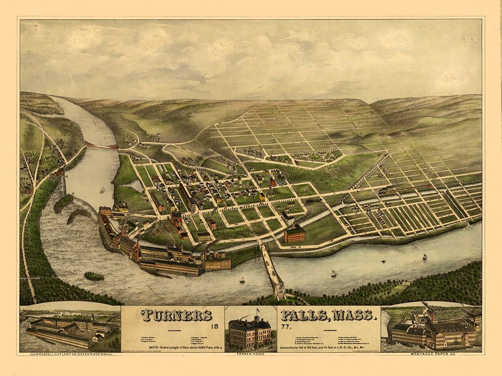Turners Falls Massachusetts - Vogt 1877